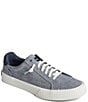 Color:Navy - Image 1 - Seacycled Bermuda LTT Chambray Slip-On Sneakers