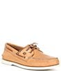 Color:Oatmeal - Image 1 - Men's Top-Sider Authentic Original 2-Eye Leather Boat Shoes