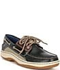 Color:Navy/Brown - Image 1 - Men's Top-Sider Billfish 3-Eye Boat Shoes