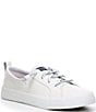Color:White - Image 1 - Women's Crest Vibe Leather Sneakers