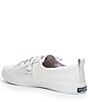 Color:White - Image 3 - Women's Crest Vibe Leather Sneakers