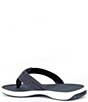 Sperry Women's Seafish 3 Perforated Leather Flip Flops - Image 5
