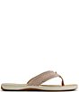 Sperry Women's Seafish 3 Perforated Leather Flip Flops - Image 3