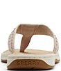 Sperry Women's Seafish 3 Perforated Leather Flip Flops - Image 6