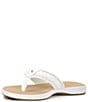 Sperry Women's Seafish 3 Perforated Leather Flip Flops - Image 4