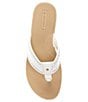 Sperry Women's Seafish 3 Perforated Leather Flip Flops - Image 5
