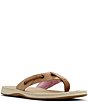 Sperry Women's Seafish Leather Flip Flops - Image 1
