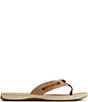 Sperry Women's Seafish Leather Flip Flops - Image 2