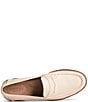 Color:Ivory - Image 4 - Women's Seaport Penny Leather Loafers
