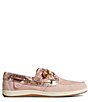 Color:Rose - Image 2 - Women's Songfish 3-Eye Painted Suede Boat Shoes