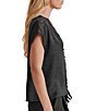 Splendid Adalyn Lace Trim Button Front Top - Image 3