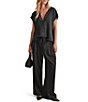 Splendid Adalyn Lace Trim Button Front Top - Image 4
