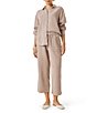 Splendid Adele Point Collar Long Sleeve Button Front Gauze Shirt - Image 4