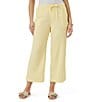 Splendid Adele Drawstring Gauze Cropped Relaxed Wide Leg Pants - Image 1