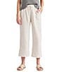 Splendid Adele Drawstring Gauze Cropped Relaxed Wide Leg Pants - Image 1