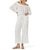 Splendid Adele Gauze Off-The-Shoulder Top - Image 4