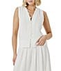Splendid Adele Gauze V-Neck Sleeveless Top - Image 1