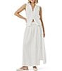 Splendid Adele Gauze V-Neck Sleeveless Top - Image 3