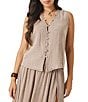 Splendid Adele Gauze V-Neck Sleeveless Top - Image 1
