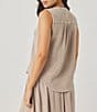 Splendid Adele Gauze V-Neck Sleeveless Top - Image 2