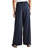 Splendid Angie Crop Palazzo Pants, Color:Navy - Image 2