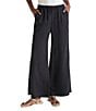 Splendid Angie Crop Palazzo Pants, Color:Black - Image 1