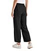 Splendid Angie Cropped Wide Leg Pants, Color:Black - Image 2