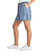 Splendid Angie Indigo Drawstring Shorts, Color:Indigo - Image 3