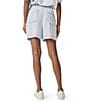 Splendid Angie Indigo Drawstring Shorts, Color:Bleached Indigo - Image 2