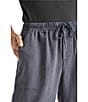 Color:Ash Navy - Image 5 - Angie Knit Cropped Wide Leg Pants