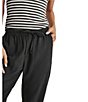 Splendid Angie Straight Leg Drawstring Pants, Color:Black - Image 5