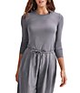 Splendid Bamboo Crew Neck Long Sleeve Tee Shirt - Image 1
