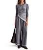 Splendid Bamboo Crew Neck Long Sleeve Tee Shirt - Image 4
