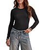 Splendid Bamboo Long Sleeve Polka Dot Tee - Image 1