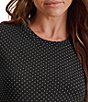 Splendid Bamboo Long Sleeve Polka Dot Tee - Image 5