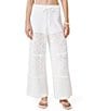 Splendid Beckham Crochet Drawstring Relaxed Wide Leg Pants - Image 6