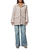 Splendid Beth Wool Blend Collared Long Sleeve Jacket, Color:Camel - Image 5