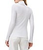 Splendid Classic Turtleneck Long Sleeve Top, Color:White - Image 2