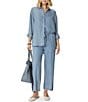 Splendid Collared Long Sleeve Button Up Shirt - Image 5