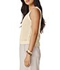 Splendid Cotton Blend Camellia Sweater Tank - Image 3