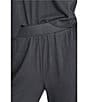 Splendid Cropped Pull-On Brooke Pants, Color:Lead - Image 5