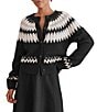Splendid Fina Fair Isle Button Front Cardigan - Image 1