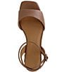Color:Macchiato - Image 6 - Gina Leather Wicker Sandals