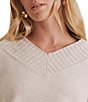 Splendid Hazel V Neck Long Sleeve Sweater - Image 3