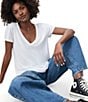 Splendid Kate V-Neck Short Sleeve Tee - Image 4