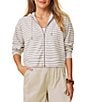 Splendid Kennedy Stripe Zip Up Coordinating Long Sleeve Jacket - Image 1