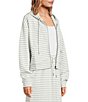 Splendid Kennedy Stripe Zip Up Coordinating Long Sleeve Jacket - Image 4