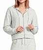 Splendid Kennedy Stripe Zip Up Coordinating Long Sleeve Jacket - Image 4