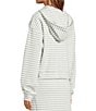 Splendid Kennedy Stripe Zip Up Coordinating Long Sleeve Jacket - Image 5