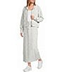 Splendid Kennedy Stripe Zip Up Coordinating Long Sleeve Jacket - Image 6